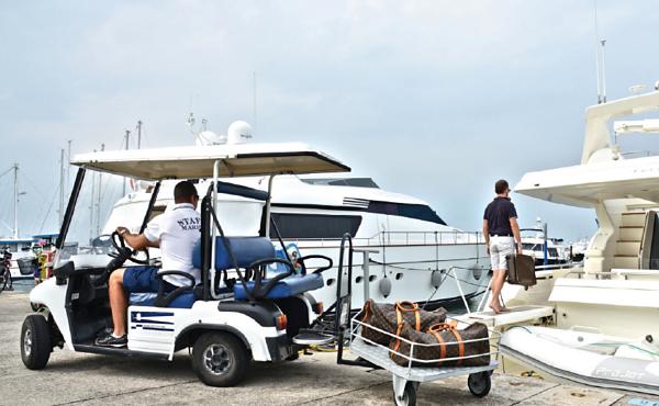 Marina staff focus on offering efficient and personal service.