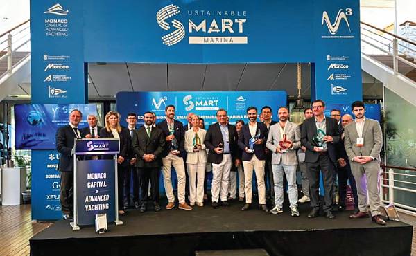 Award winners at the Monaco Sustainable & Smart Rendezvous held in September.